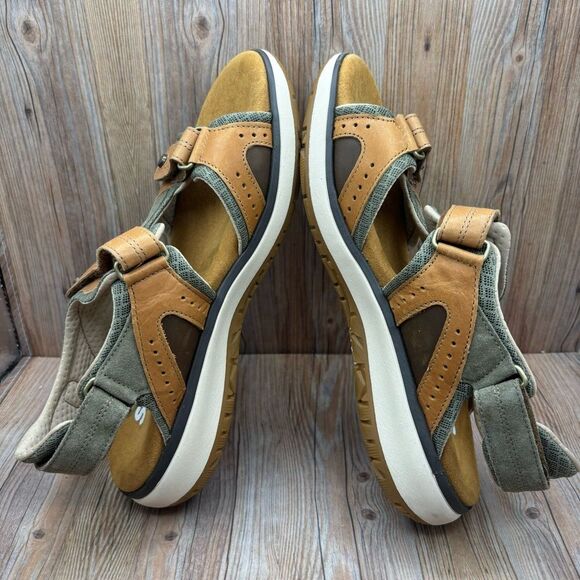 SAS Womens Embark Sport Sandal Adjustable Strap Cushion Comfort Size Live Oak 10 - Picture 6 of 8